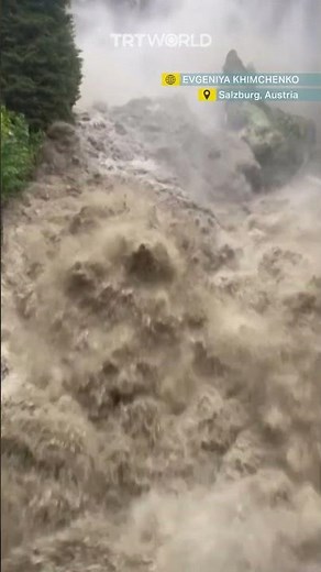 Heavy rain triggers floods in Austria