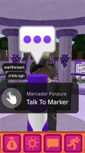 Tutorial de como conseguir el marcador morado 🤓👆 #roblox #findthemarkers #humor