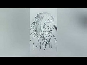 How to Draw Anime| sketch for pensile | Easy Anime Drawing| Drawing Anime sketch|