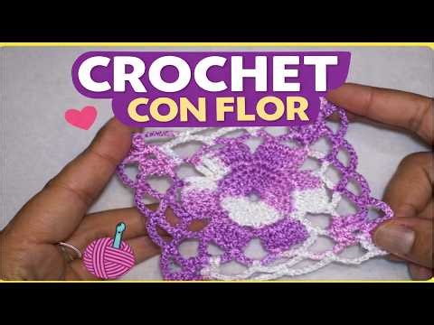 Crochet square pieces for fashionable clothing
