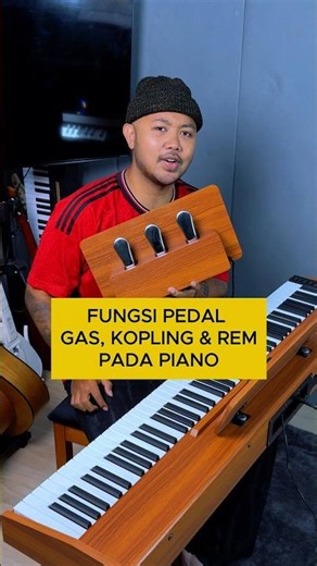 The functions of the gas, brake, and clutch pedals on a piano
