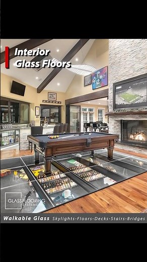 Transform Your Space with Glass Flooring Systems #interiordesign #architecture #luxuryrealestate