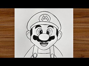 How to Draw Mario (Easy Step-by-Step Tutorial) - Anas Easy Drawings