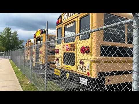 School bus boneyard