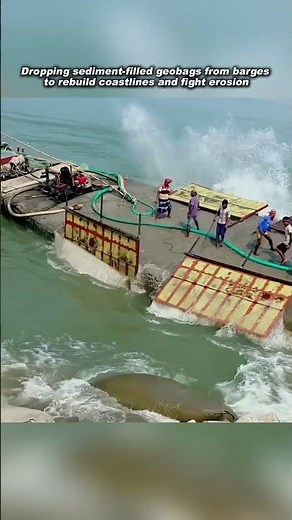 How Geobags Are Rebuilding Entire Coastlines