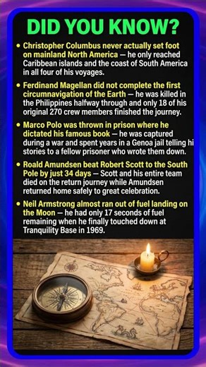 5 Insane Facts About Famous Explorers 🧭