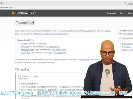 0基础学Python视频教程（Telusko）：#8Python编辑器Sublime Text - 抖音