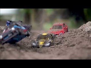 Hot Wheels Scale Car Crashes Slow Motion
