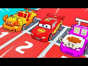 LIGHTNING MCQUEEN VS BRAINROT CARS in Roblox Brainrot Car Racing!