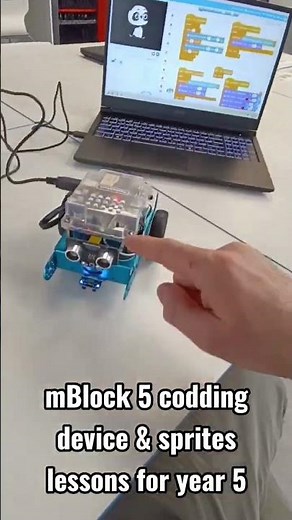 Year 5 coded mBot + mBlock 5 loops! Programmed device and sprites in mBlock 5. 🔁 #mblock5 #mbot #diy