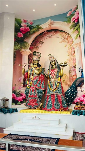 💖 Radhe Radhe! Magical Moments at Radha Krishna Chardham Mandir 🌸
