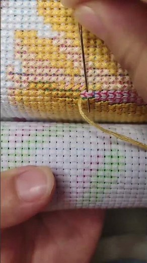 Irregular Horizontal Cross Stitch Made Easy | Quick Stitching Technique