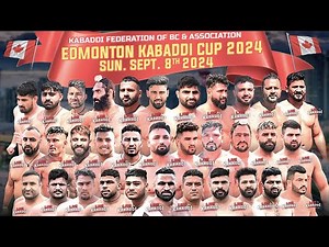 LIVE - Edmonton Kabaddi Cup 2024 - Canada Kabaddi
