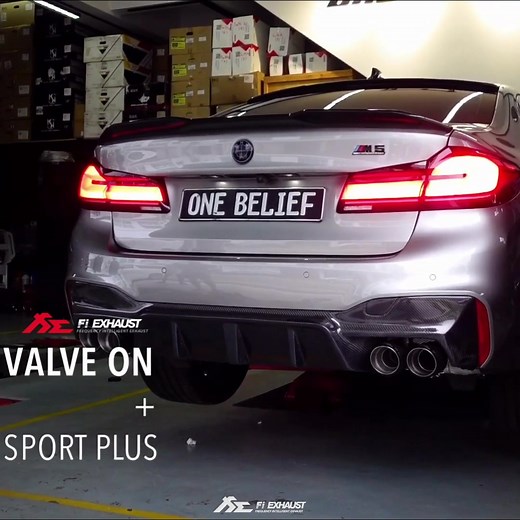 BMW M5 F90 Factory Settings Switch with Fi Exhaust | Valvetronic