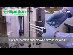 Setup instructions - Model 3448 high temperature extensometer - Epsilon Technology