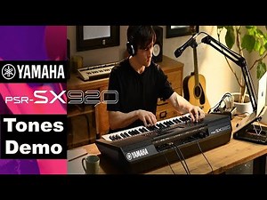 New Yamaha PSR-SX920 Keyboards 2024 || Tones Demo || Voices