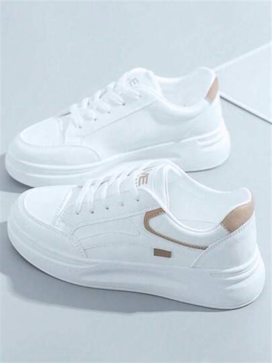 New Breathable Color-Blocking Dad Shoes 2026 Spring And Summer Sports Shoes Thick Sole Heightened Outdoor Street Photography And Leisure | SHEIN