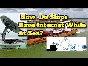 Starlink and VSAT Antenna Repair on a Ship How Internet is Delivered to Ships!
