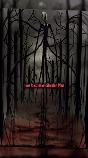 HOW TO SUMMON SYLENDER MAN👻🤔......... #scary #terrifyingtales #horrorfilm #creepytales #horrorghost