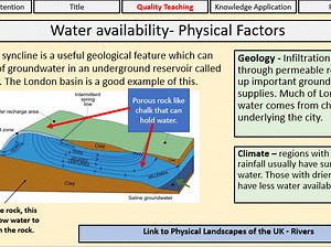 Resource Management - Global Distribution of Water - (KS4 - Key Stage 4) (GCSE) | Teaching Resources