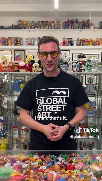 @eBay UK came to visit our gallery 👀 Our CEO and Co-Founder Lee Bofkin shares some of his favourite pieces from our collection of 100,000 items across the last 150 years of culture. #GlobalStreetArt #CollectorTok #FYP