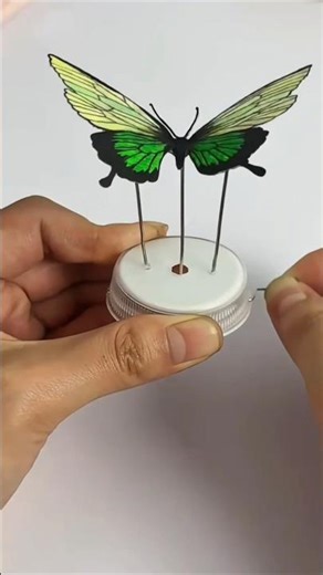 butterfly toy craft #craft #easy #foryou #howtomake