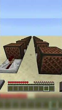 Minecraft - Rick Roll Using NoteBlock #Shorts