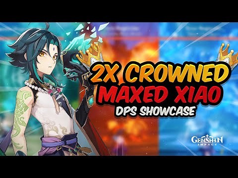 MAXED C0 XIAO DESTROYING BOSSES IN SECONDS! Crowned Lvl 90 Xiao DPS Showcase | Genshin Impact