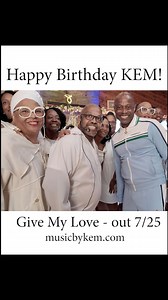 820K views · 50K reactions | Happy Birthday to me!!!  A special gift from me to my #Kemunity here: we got a line dance goin y’all!!! I’m so excited about this new record “Give My Love” coming out this Friday 7.25.25!Pre-Save now!  in bio. Stay tuned for the full line dance tutorial! #GiveMyLove #KEM#Kemistry#Kemunity#KemistryRecords#givemylovelinedance | Kem | Facebook
