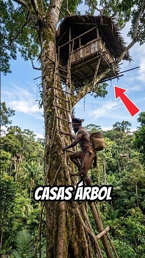 The AMAZING tree houses of Papua! 🌳