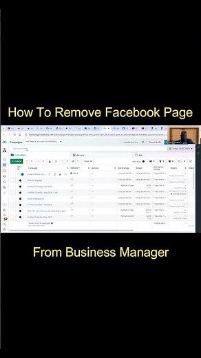 HOW TO REMOVE FACEBOOK PAGE FROM BUSINESS MANAGER