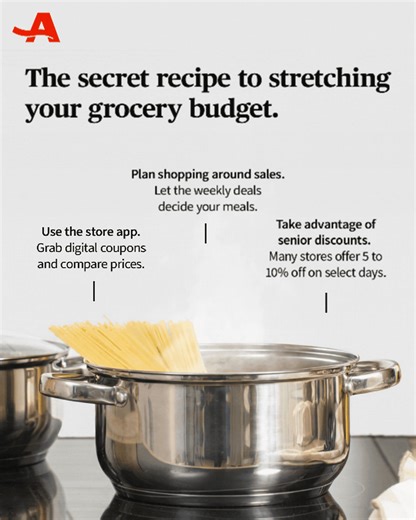 If the checkout total keeps surprising you, you are not alone. Rising grocery prices are squeezing wallets, but there are small ways to take back some control. Swapping in lower-cost ingredients, turning leftovers into soups and stews, using your store’s app for digital coupons and shopping on senior discount days can all help stretch your food dollars and free up a little more for your other money goals. | AARP