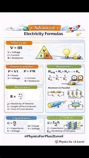 Best Physics formulas in different physics concept by Teacher Jerome