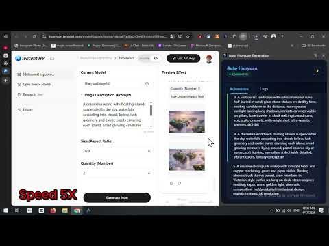 How to Automate Hunyuan AI: Batch Create & Auto Download Images/Videos