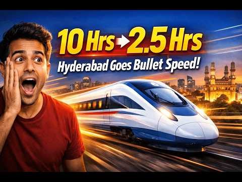 🚄 Hyderabad’s High-Speed Rail Project | Travel in 2.5 Hours!