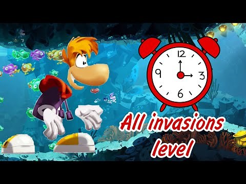 rayman legends all invasion levels