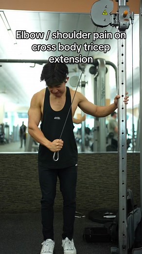 Fixing Shoulder and Elbow Pain on Cross Body Tricep Extension