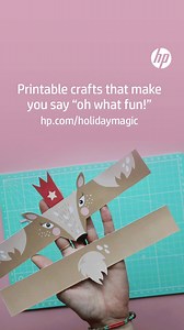 3.8K views · 223 reactions | Holiday magic is in the air, (and in your printer!), with tons of free printable crafts and cards for the whole family! | HP | Facebook