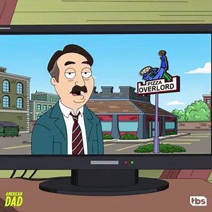 At 🍕Overlord, We’ve been making 🍕 for years and years! Watch an all new episode of American Dad, Monday at 10/9c only on TBS Network. | American Dad