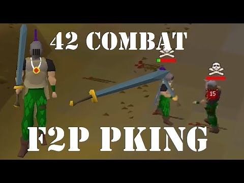 42 Combat Rune 2h Pking - OSRS F2P Pking