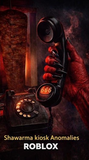 I Dialed 666… Someone Answered 😱 Shawarma Kiosk Roblox Horror