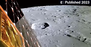 What It Looked Like When India Landed on the Moon (Published 2023)