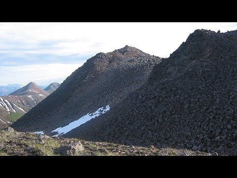 The Active Volcano in Alaska; Black Peak