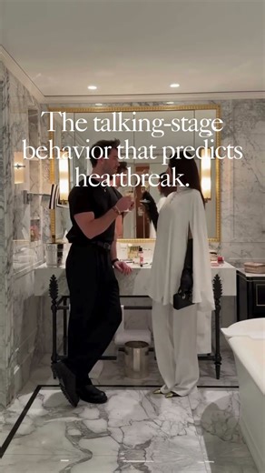 The talking stage behavior that predicts heartbreak. Read description.