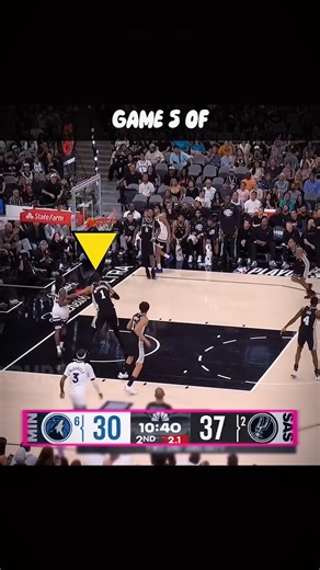PART 1 - Keldon Bodied Up Edwards… Then Castle Stared Him Down 😮‍💨Game 5 Wolves vs Spurs #nba