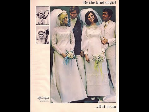 1970's Wedding Bridal Fashions