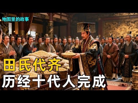 【三维地图】春秋战国另一分水岭——田氏代齐，历经十代人完成，一个视频讲清全过程！