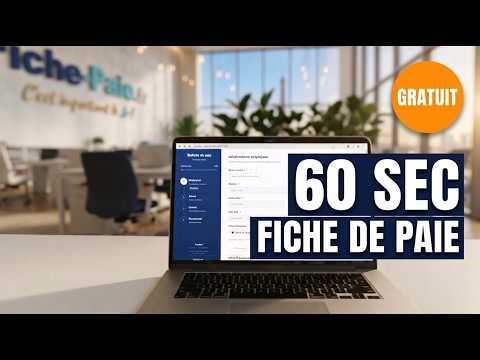 How to create a payslip online? Full demo in 60 seconds — fiche-paie.fr