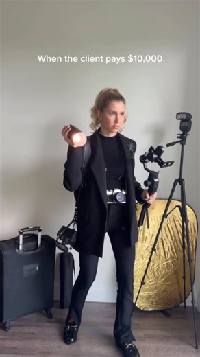 Anastasia Filip | Miami + Destination Wedding Photographer on Instagram: "This video is pure exaggeration 😂 In real life, every client gets the same care, energy, and love!"