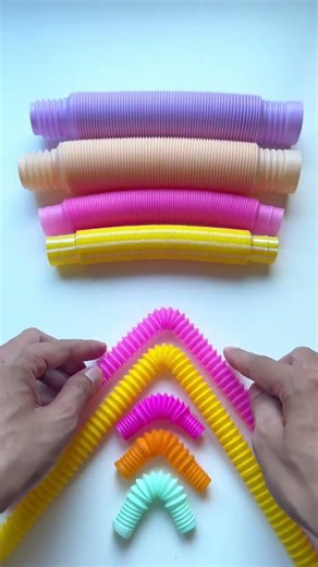 ASMR DIY with POP Tubes – Oddly Satisfying Relaxation #relaxing #satisfyingvideos #oddasmr